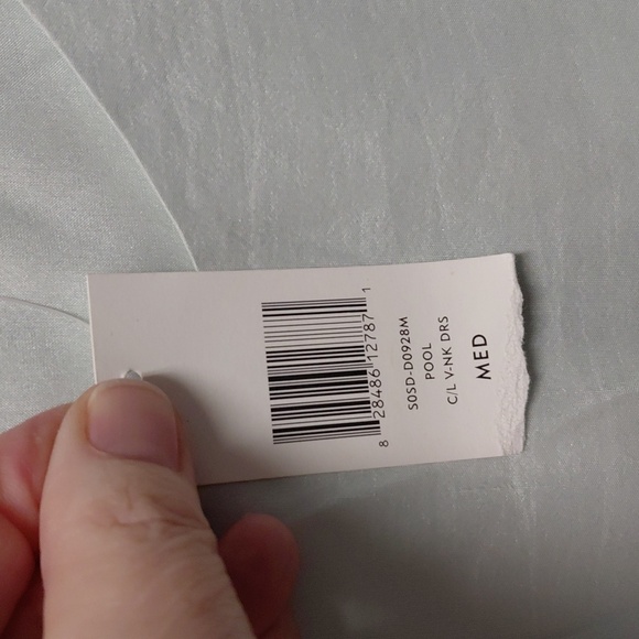 Eileen Fisher Light Green Midi Dress, Size Medium NWT - Picture 7 of 7